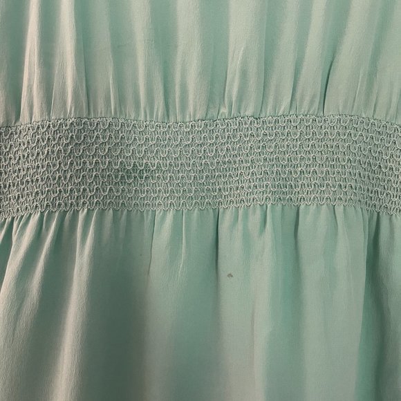 turquoise silk aritzia babaton dress size large - Picture 3 of 6